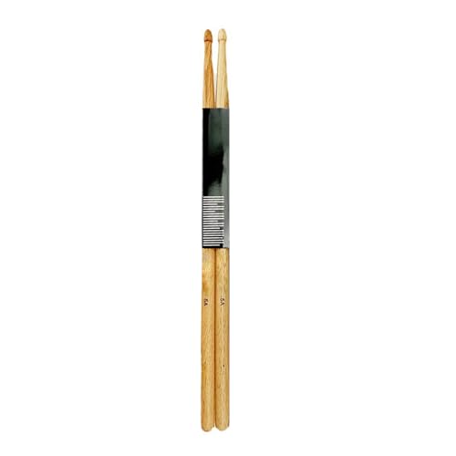 1Pair Leichtgewichte Oaks Holztrommelstab Nonslip 5A/7a Holzspitze Drumstick Übung Drum Stick Zum Bequemen Spielen von BABYVIVA