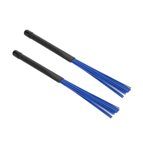 2pcs Drum Pinsel Percussion Pinsel Pinsel Jazzes Drum Pinsel Professioneller Nylondrahtbürste Mit Bequemem von BABYVIVA