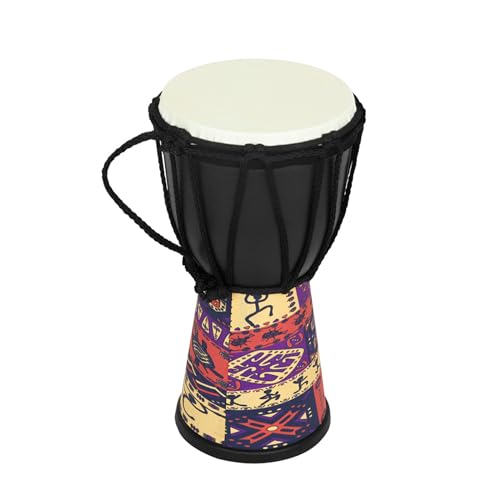 Afrikanische Drum 4 Zoll Afrikanische Djembe Bongos Hand Drum Percussion Musikinstrumente Dekorationen Geschenk Mit Farbenfrohen Muster Afrikanische Drum 4 Zoll Afrikanische Djembe Bongos Hand Drum Percussion Musikinstrumente Dekorationen Geschenk Mit Farbenfrohen Muster von BABYVIVA