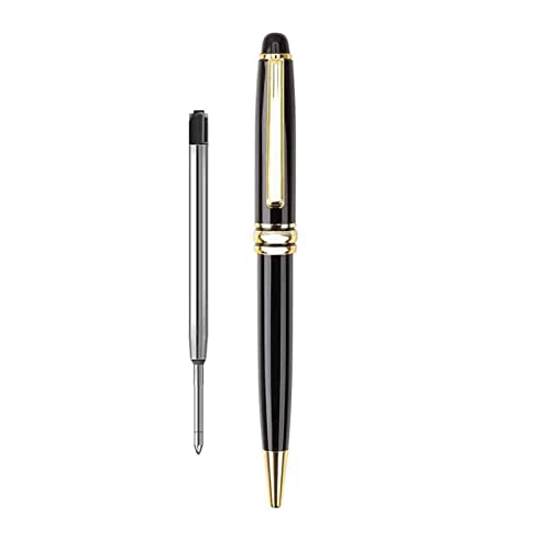 BABYVIVA Kugelschreiber, luxuriöser einziehbarer Kugelschreiber, schwarze Tinte, 0,7 mm Spitze, für Männer und Frauen, professionelles Büro für kreative Präsentation von BABYVIVA