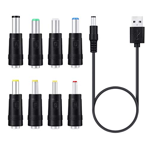 BABYVIVA USB-5-V Kabel 5 5 X 2 1 Mm 3 5 Mm 4 0 Mm 4 8 Mm 6 4 Mm Klinkenstecker Spannungs Ladekabel Step Up Stromrichter USB Ladekabel von BABYVIVA