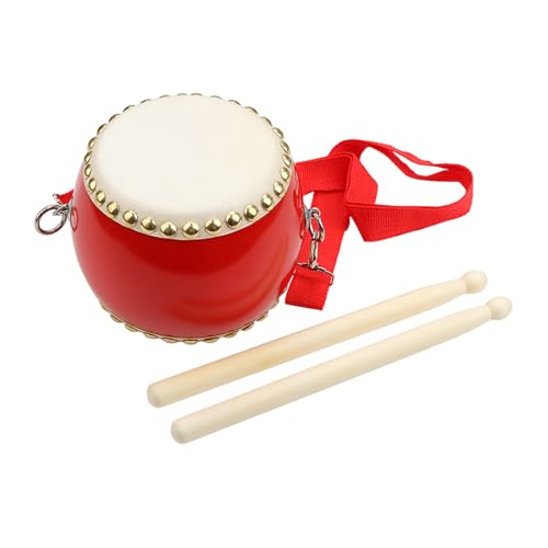 Childrens Cowides Drum Kids Drum Mit Schläger Und Riemen Percussion Instrument Hölzerne Musical Drum Spielzeug Handtrommel Langlebig Childrens Cowides Drum Kids Drum Mit Schläger Und Riemen Percussion Instrument Hölzerne Musical Drum Spielzeug Handtrommel Langlebig von BABYVIVA