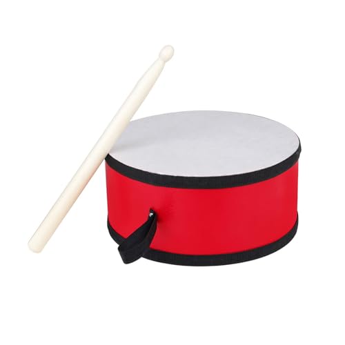 Doppelseitiges Hand Drum Musikinstrument Orff Indian Drum Percussion Instrument Mit Drum Stick Musical Toy von BABYVIVA
