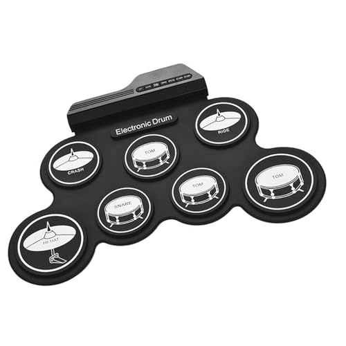 Elektrische Drum Kits Für Anfänger Digitale Elektronische Faltbare Rollen Rollen Drum Set Pad Übung Mit Fußpedalen Und Stöcken Elektrische Drum Kits Für Anfänger Digitale Elektronische Faltbare Rollen Rollen Drum Set Pad Übung Mit Fußpedalen Und Stöcken von BABYVIVA