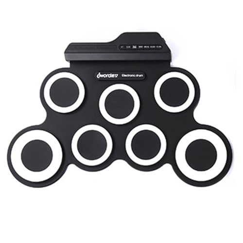 Elektrische Drum Kits Für Anfänger Digitale Elektronische Faltbare Rollen Rollen Drum Set Pad Übung Mit Fußpedalen Und Stöcken Elektrische Drum Kits Für Anfänger Digitale Elektronische Faltbare Rollen Rollen Drum Set Pad Übung Mit Fußpedalen Und Stöcken von BABYVIVA