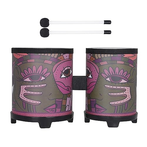 Handgefertigtes Holzbongos Trommel Indian Decal Muster Afrikanische Handtrommel Tragbares Kleines Drum Percussion Instrument Einfach Zu Spielen Handgefertigtes Holzbongos Trommel Indian Decal Muster Afrikanische Handtrommel Tragbares Kleines Drum Percussion Instrument Einfach Zu Spielen von BABYVIVA