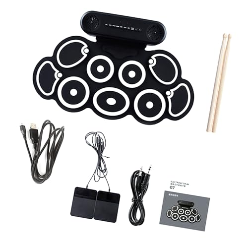 Multifauntales Rolling Up Drum Children Drum Geeignet Für Kinder Mit 12 Demos Song Und 9 Levels Volumes Anpassung Multifauntales Rolling Up Drum Children Drum Geeignet Für Kinder Mit 12 Demos Song Und 9 Levels Volumes Anpassung von BABYVIVA