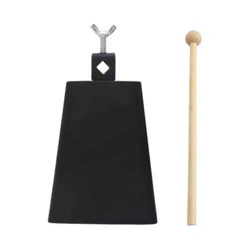 Musik Cowbell Für Sportveranstaltung Drum Set Hochzeit Hand Percussion Metal Cowbell Große Kuhbell Lärmmacher von BABYVIVA