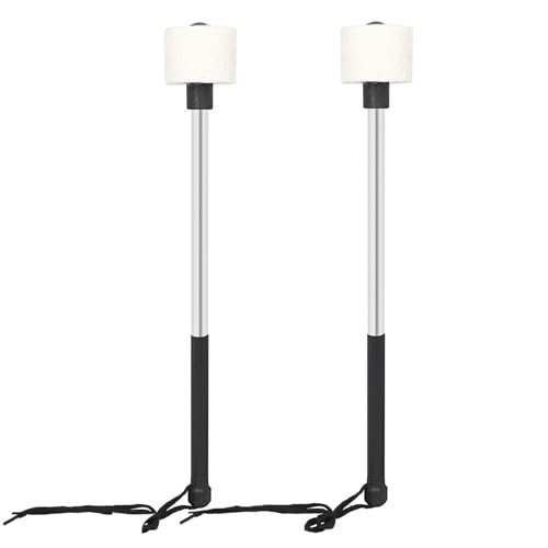 Nonslip Drum Stick Marchings Bass Drum Mallets Filzkopf Edelstahlgriff Griffe Drum Percussion Drumstick von BABYVIVA