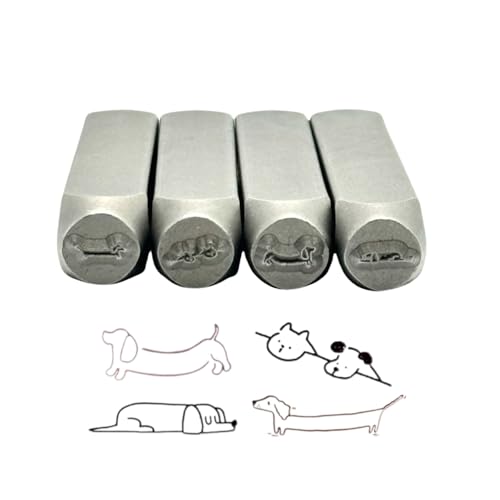 Robte Metallstempelstempel Mit Zarten Hundförmigen Gravurstempeln Für Schmucktonleder Und Holzhandwerk Gesetzt Robte Metallstempelstempel Mit Zarten Hundförmigen Gravurstempeln Für Schmucktonleder Und Holzhandwerk Gesetzt von BABYVIVA