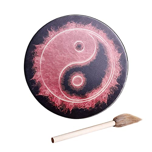 Shaman Drum Sound Heiler Shaman Drum Handgefertigt Shamanic Drum Sibirian Spirit Music Drums Mit Drum Stick Ornamente Kits von BABYVIVA