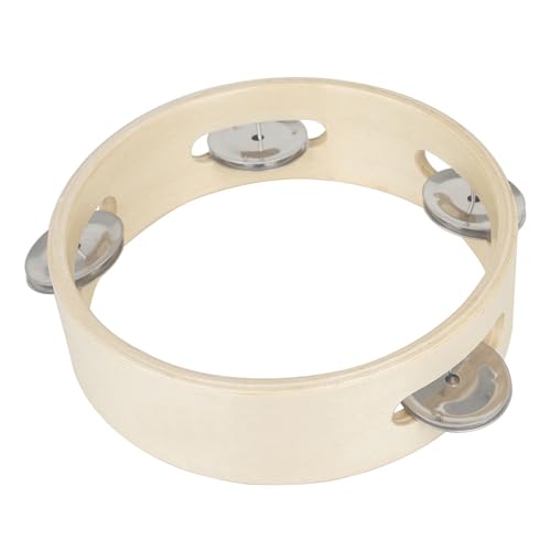 Single Row Tamburines Holzrunde Handbell Handheld Tambourine Musikinstrument Für Erwachsene Kinder Kirche Dauer Single Row Tamburines Holzrunde Handbell Handheld Tambourine Musikinstrument Für Erwachsene Kinder Kirche Dauer von BABYVIVA