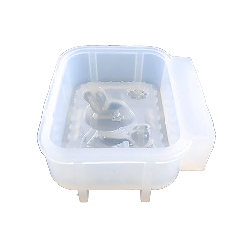 Sonnenblumenkaninchen Kerze Schimmel Silikonform Silikon Kerze Seife Gips Aromatherapie Schokoladenkuchen Backwerkzeuge von BABYVIVA