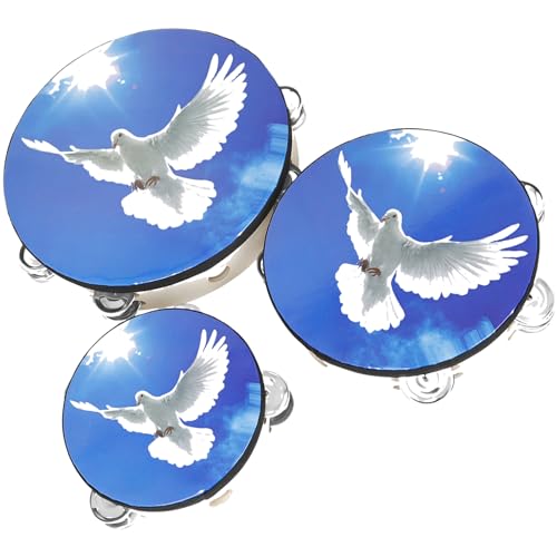 Tambourin Für Erwachsene Hand Gehaltene Drum Bells Drum Set Metal Drums Percussion Geschenk Musikalisches Bildungsinstrument Für Party Tambourin Für Erwachsene Hand Gehaltene Drum Bells Drum Set Metal Drums Percussion Geschenk Musikalisches Bildungsinstrument Für Party von BABYVIVA
