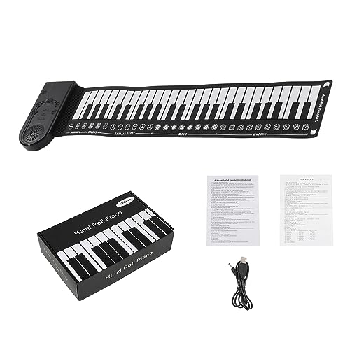 Tragbarer 49 Taste Piano Electronic Tastatur Foldable Electronic Piano Flexible Silikontastatur Einfach Zu Tragen von BABYVIVA