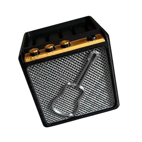 Tragbarer Gitarren Pick Mit Pick Slot Pick Storage Box Leichte Lautsprecher Form Gitarrenpleektrums Kisten Box Tragbarer Gitarren Pick Mit Pick Slot Pick Storage Box Leichte Lautsprecher Form Gitarrenpleektrums Kisten Box von BABYVIVA
