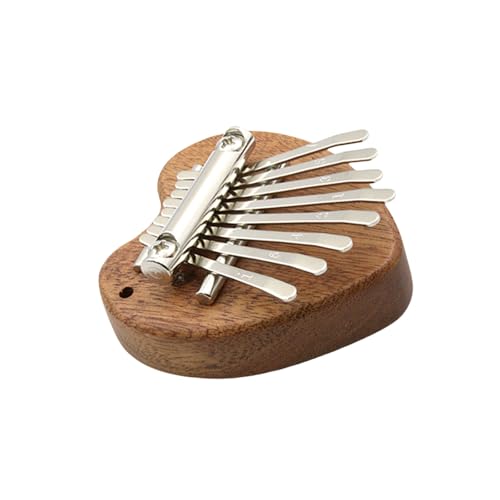Tragbares Holzfinger Daumen Klavier 8 Tasten Finger Klavier Finger Piano Anfänger Tastaturinstrument Einfach Zu Bedienen von BABYVIVA