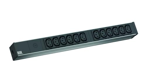 BACHMANN IT PDU Alu 19" 1HE 12 x C13 Buchse, Zuleitung C14 Stecker BACHMANN IT PDU Alu 19" 1HE 12 x C13 Buchse, Zuleitung C14 Stecker von Bachmann