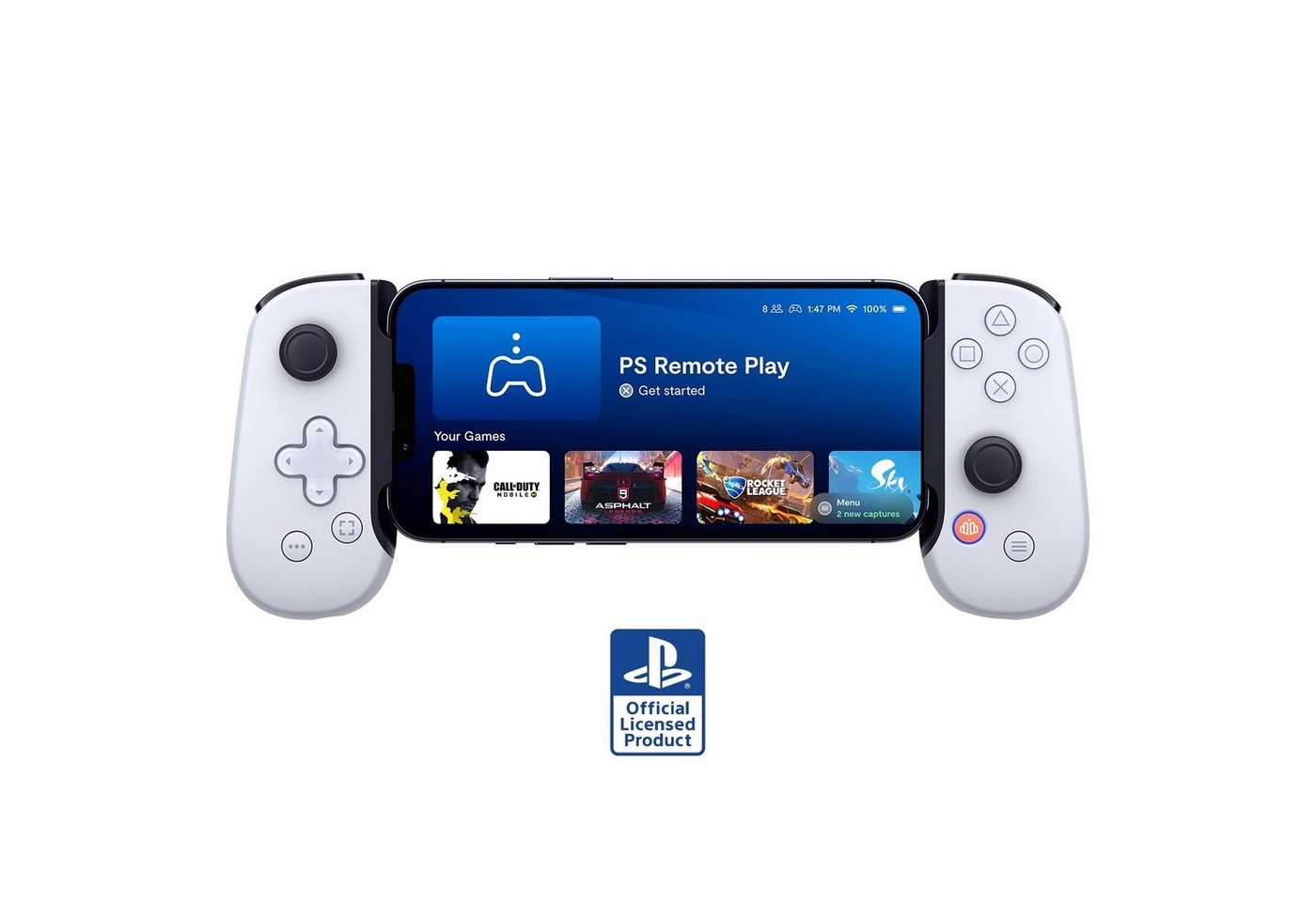 BACKBONE Smartphone Controller Playstation Edition für iPhone Gaming-Controller (Mobiler Gaming Controller für IPhones) von BACKBONE