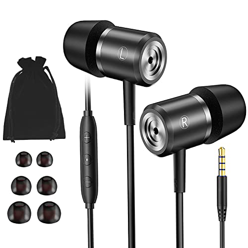 BACKWIN Kopfhörer mit Kabel, Ohrhörer mit Mikrofon, Lautstärkeregler, Memory Foam, Geräuschisolierung, bassgetriebener Sound, 3,5-mm-Buchse für Smartphones, Tablets, iPod, iPad, MP3 BACKWIN Kopfhörer mit Kabel, Ohrhörer mit Mikrofon, Lautstärkeregler, Memory Foam, Geräuschisolierung, bassgetriebener Sound, 3,5-mm-Buchse für Smartphones, Tablets, iPod, iPad, MP3 von BACKWIN
