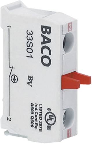 BACO BA33S01 Kontaktelement 1 Öffner tastend 600V von BACO