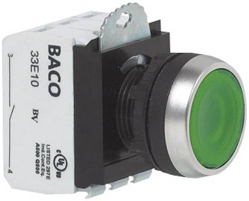 BACO BAL21AH40L L21AH40L Drucktaster Frontring Kunststoff, verchromt Gelb 1St. BACO BAL21AH40L L21AH40L Drucktaster Frontring Kunststoff, verchromt Gelb 1St. von BACO