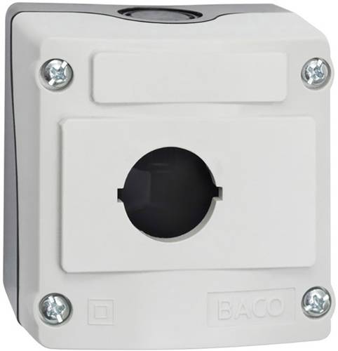 BACO BALBX0100 Leergehäuse 1 Einbaustelle (L x B x H) 74 x 74 x 47.9mm Grau, Schwarz 1St. von BACO