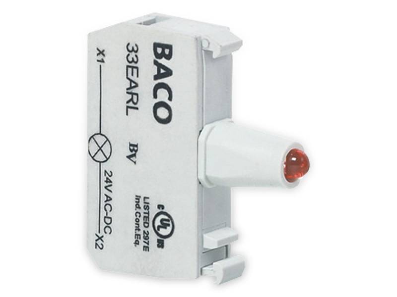 BACO Befehls- und Meldegeräte, 33EAGL, LED-Element, 0,6W, grün von BACO