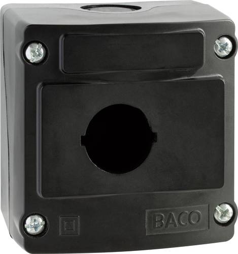BACO LBX0100NR Leergehäuse 1 Einbaustelle (L x B x H) 74 x 74 x 47.9mm Schwarz 1St. von BACO