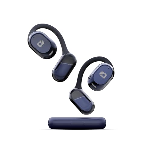 BADENBURG OPENBEAT 1 Open Ear Bluetooth 5.3 Kabellose Kopfhörer，50H+ Wiedergabe, leistungsstarker 16,5-mm-Titantreiber, Bass-Boost, 4-Mic ENC, Komfort und Hörschutz(Blau) von BADENBURG