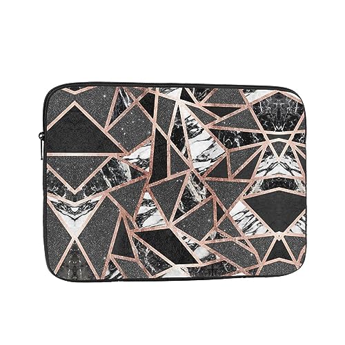 Rose Gold Marmor Gedruckt Laptop Sleeve Tasche Notebook Sleeve Laptop Fall Computer Schutzhülle 15 Zoll von BAFAFA