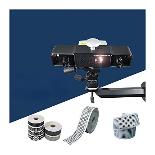 3D-Scan-Marker für 3D-Scanner 3D-Scan-Markierungspunkt Fotografischer 3D-Scanner-Markierungspunkt Lesemaschine Zielpunkt 100 m(Inner 3 outer 7(54000)) von BAFEIYA