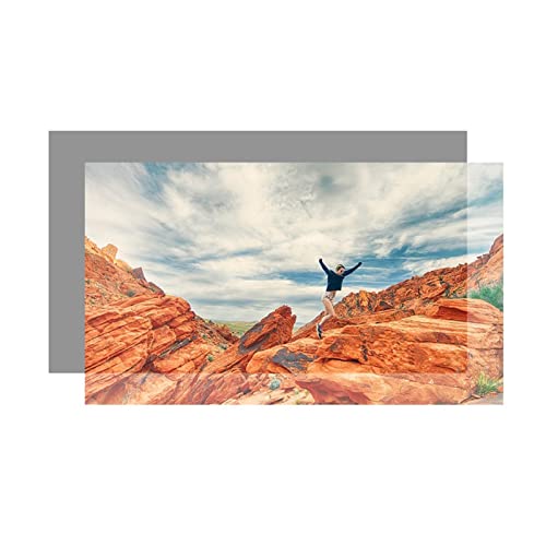 Projektionsleinwand 16: 60 9 High Reflective Helligkeit Projektor Bildschirm 72 84 100 120 130 Zoll Stoff Tuch Schirm(100 inch) von BAFEIYA