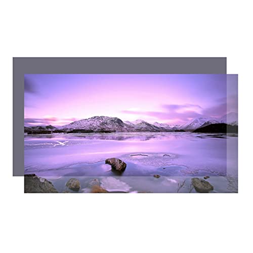 Projektionsleinwand 60 100 120-Zoll-High Hellness Projektor-Bildschirm-Reflexionsgewebe-Tuch-Bildschirm-Projektions-Bildschirm(60 inch) von BAFEIYA