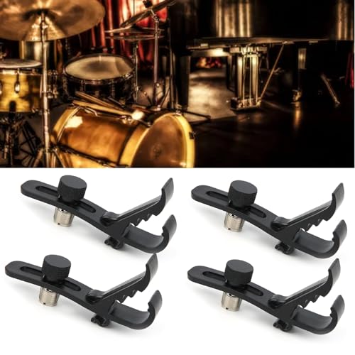 4PCS -Trommelmikrofonclip, Schocksicherer Klemmhalter für Drum Snare Tom Bass Drum, Musikinstrumentenversorgung, Geeignet für Jedes Drum, Essentielles Instrumentenzubehör für 4PCS -Trommelmikrofonclip, Schocksicherer Klemmhalter für Drum Snare Tom Bass Drum, Musikinstrumentenversorgung, Geeignet für Jedes Drum, Essentielles Instrumentenzubehör für von BAFOVY