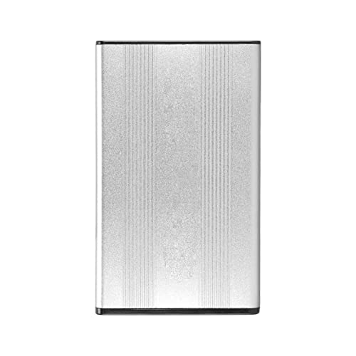 5 GBPS 2 TB Kapazität Anti -statische Festplatte Case USB3.0 Bis, Aluminiumlegierschale Leichter Gewicht Tragbares HDD -Gehäuse für Fenster für OS X für Vista (SILVER) von BAFOVY