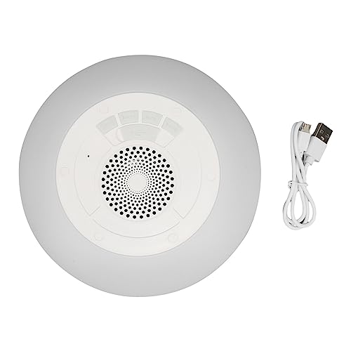 BAFOVY IPX7 Floating Lautsprecher mit RGB Farbenfrohen Lichtern, Tragbarem Poollautsprecher mit Mikrofon, Stereo und Leistungsfähigem Sound, Lautsprechern mit Farbenfrohen Lichtern, von BAFOVY