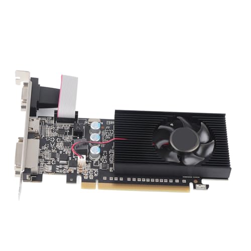 BAFOVY Medium-End-PCIe-Grafikkarte, 1 GB Videospeicher, Auflösung 2560 X 1600, für DirectX10.1, Luftkühlung, mit HD-Multimedia-/DVI-/VGA-Schnittstellen (GT210 1GD3 64BIT) von BAFOVY