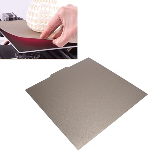 Doppelseitige Strukturierte PEI Flexible Build -Platte, 12,99x12.99in, Passt Fitsu XY, Troxy X3S X5SA, Geetch A30, Neptun 3 4 Plus, Rais 3D Pro 2, 3 3D -Drucker, kein Linttuch von BAFOVY