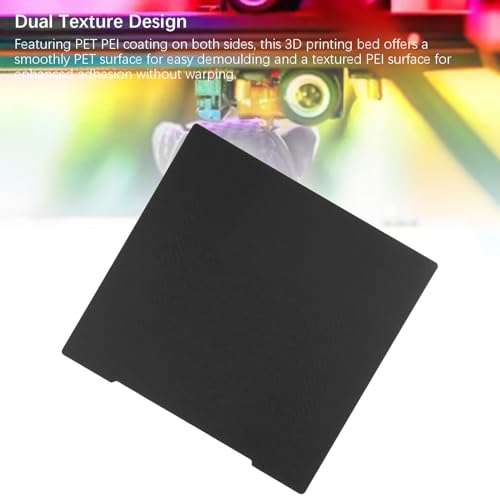 Doppelseitiges Druckblatt PET PEI, 254x241mm, Prusa I3 MK3 MK3S MK3S, für MK4 MK2.5S 3D -Drucker, Verfügt über PET- und PEI -Beschichtung, Glatte PET -Oberfläche und Doppelseitiges Druckblatt PET PEI, 254x241mm, Prusa I3 MK3 MK3S MK3S, für MK4 MK2.5S 3D -Drucker, Verfügt über PET- und PEI -Beschichtung, Glatte PET -Oberfläche und von BAFOVY
