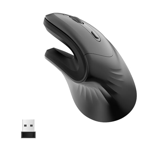 Ergonomische Vertikale Maus, 3200DPI Einstellbare Optische Maus mit Stillen Switch-Design, für Computer-Laptop-PC, Starke Kompatibilität, Hochwertige Materialien, Vielseitige Verwendung mit (Batterie) Ergonomische Vertikale Maus, 3200DPI Einstellbare Optische Maus mit Stillen Switch-Design, für Computer-Laptop-PC, Starke Kompatibilität, Hochwertige Materialien, Vielseitige Verwendung mit (Batterie) von BAFOVY