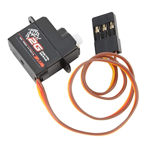 RC Digital Servo -Set, Effiziente Leistung 2G Plastik -Zahnrad Servo für 1/24 RC Auto Flugzeug Fixedwing Hubschrauber mit Vielseitigem Zubehörpaket, Betriebswinkel 180 ° ± 10 ° RC Digital Servo -Set, Effiziente Leistung 2G Plastik -Zahnrad Servo für 1/24 RC Auto Flugzeug Fixedwing Hubschrauber mit Vielseitigem Zubehörpaket, Betriebswinkel 180 ° ± 10 ° von BAFOVY