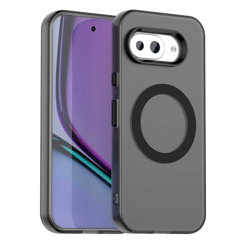 BAFUGU Schutzhülle für Google Pixel 9A Hülle Kompatibel mit MagSafe, Kabellosem Laden, Durchscheinende Matte Magnetische Stoßfeste Hülle für Google Pixel 9A Case-Schwarz BAFUGU Schutzhülle für Google Pixel 9A Hülle Kompatibel mit MagSafe, Kabellosem Laden, Durchscheinende Matte Magnetische Stoßfeste Hülle für Google Pixel 9A Case-Schwarz von BAFUGU