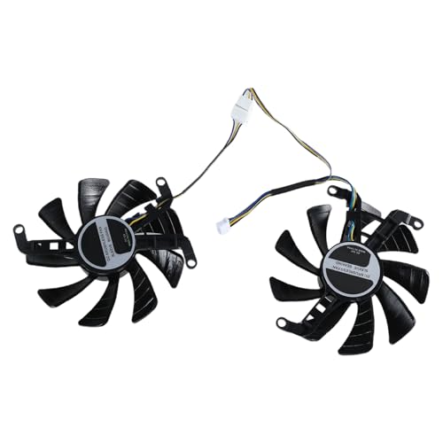BAHJKASD 2pcs 87mm/3 42in T129015SU 4Pin 12V VGA Lüftergrafikkarten Kühlungslüfter Für RTX2060 2070 Super GTX1660 1660TI Lüfter von BAHJKASD