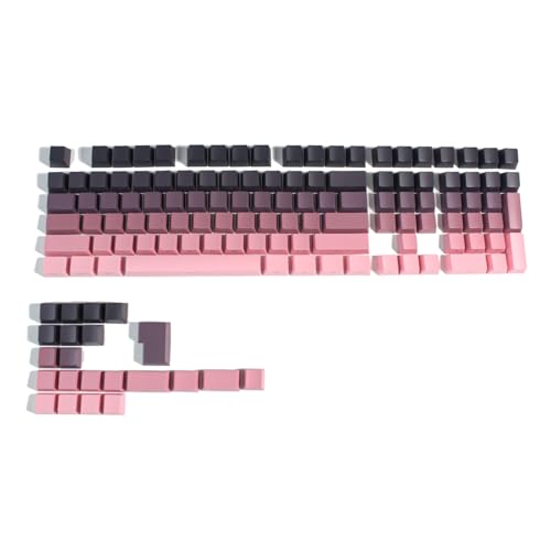 BAHJKASD Double Shot Side Print Keycap OEM Height Schlüsselkaps Doppelaufnahme Hintergrundbeleuchtung 133pcs Taste Für Mechanische Tastatur von BAHJKASD