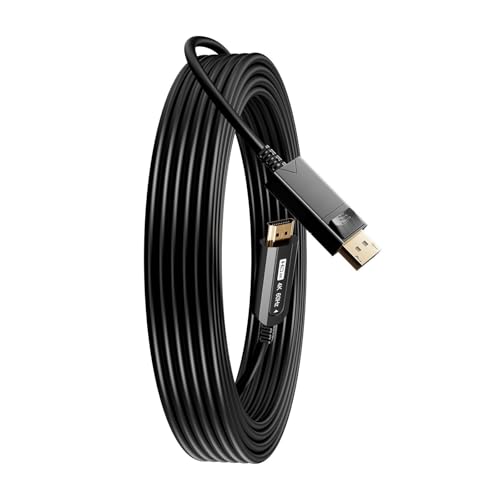 BAHJKASD Professionelles 10-m Glasfaser Display Zu Kompatibles Kabel 4K@60Hz Dünn Und Flexibel Für Enthusiasten von BAHJKASD