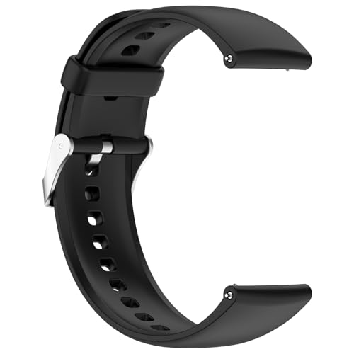 BAHJKASD Silikon Armband Schweißfest Tragbar Armband Für Uhr 22 Mm Schnellverschluss Armband Weicher Komfort Passend Für Unisex BAHJKASD Silikon Armband Schweißfest Tragbar Armband Für Uhr 22 Mm Schnellverschluss Armband Weicher Komfort Passend Für Unisex von BAHJKASD