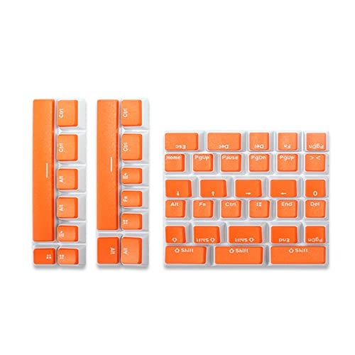 Maßgeschneiderte Tasten PBT 6X 6,5X Leertasten-Tastenkappe Double Shot Tastenkappe für Strafe K65 K70 K95 Tastatur 6,5U Leertaste Pbt Keycap von BAHJKASD