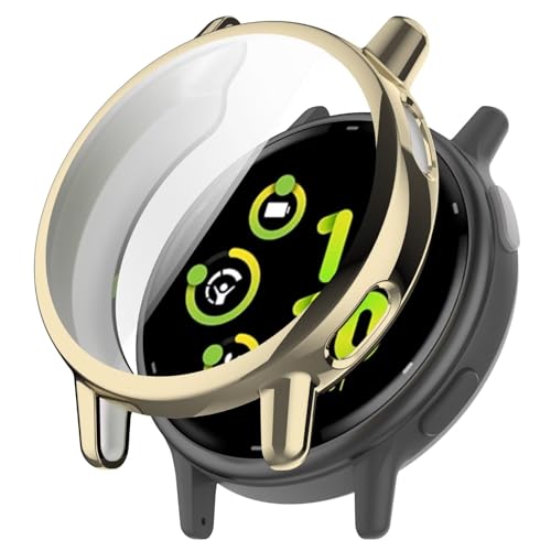 BAIDIYU Hülle Kompatibel mit Garmin Forerunner 570 42mm, Schlankes und Weiches TPU, Sturzsicher, Kratzfest, Smartwatch Schutzhülle Kompatibel mit Garmin Forerunner 570 42mm.(Gold Galvanisieren) von BAIDIYU