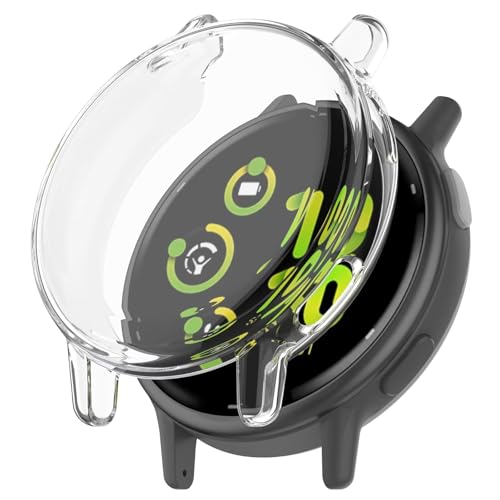 BAIDIYU Hülle Kompatibel mit Garmin Forerunner 570 47mm, Schlankes und Weiches TPU, Sturzsicher, Kratzfest, Smartwatch Schutzhülle Kompatibel mit Garmin Forerunner 570 47mm.(Transparentes Weiß) von BAIDIYU